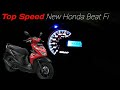 Test Top Speed New Honda Beat Fi Terbaru