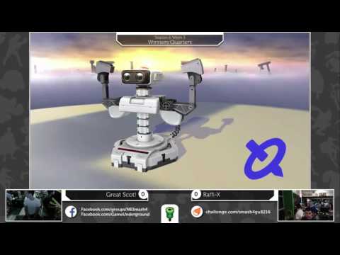 S4@GU 8-2 (Winner's Quarters): Raffi-X (ROB) vs GreatScot! (Luigi/Mario)