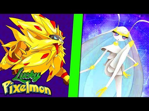 Minecraft Lucky Pixelmon - PHEROMOSA vs MEGA SOLGALEO SHINY ! VENCENDO COM 1 HIT 1 KILL !!