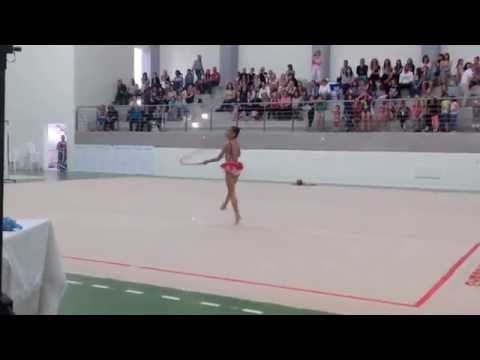 Konstantina Theofilou hoop rhythmic gymnastic cyp 26/4/2014