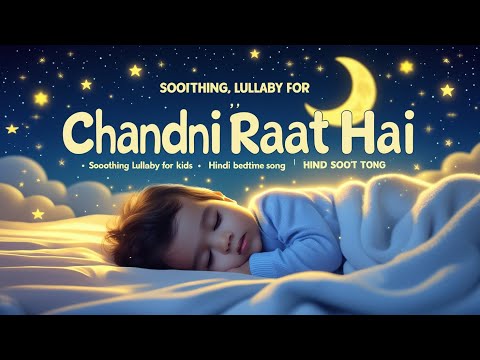 Chandni Raat Hai | Hindi Lullaby for Kids | Soothing Sleep Song | चाँदनी रात है | बच्चों के लिए लोरी