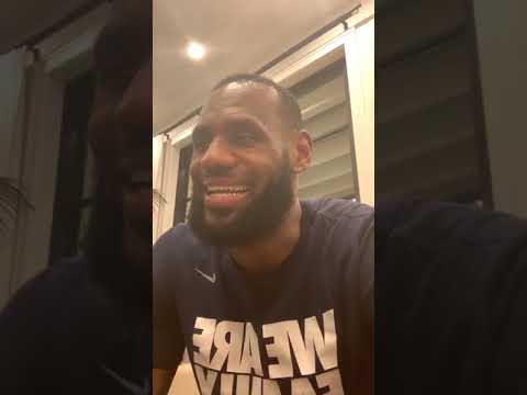 LeBron James Instagram Live During Coronavirus Quarantine Full (3.19.20)
