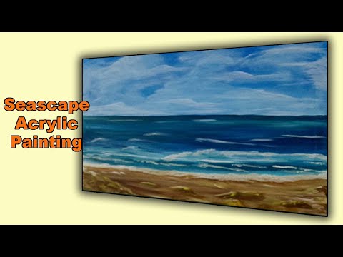 Seascape Painting | Dreamy Nature Painting | Mateen for You