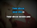 Kylie Minogue - Your Disco Needs You (Karaoke)