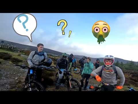 Djouce + Maulin summits in treacherous red warning winds.