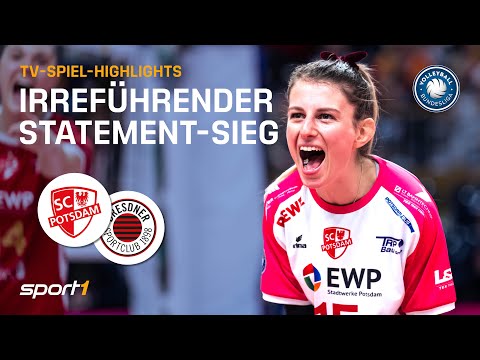 Spieltag Highlights: SC Potsdam vs. Dresdner SC | 1. Volleyball Bundesliga Frauen