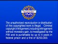 Fbi Warning Warner Home Video Logo 2007 DVD