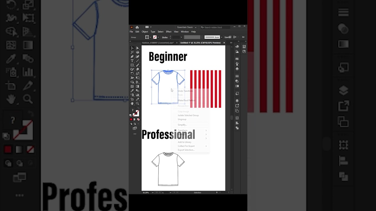 Illustrator Tricks Every T-Shirt Designer #illustratortricks  #tshirtdesign #graphicdesigntutorial