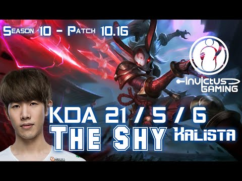IG The Shy KALISTA vs JAYCE Top - Patch 10.16 KR Ranked
