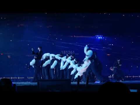 211201 BTS ( 방탄소년단) — Black Swan (incl. intro) live at SoFi Stadium (front row view)