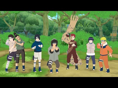 VRChat Naruto Pre Chūnin Exams Fights