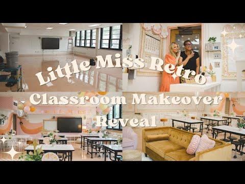 Retro Classroom Makeover Reveal