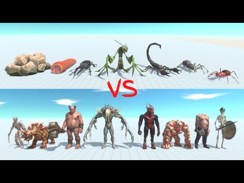 Giant Invertebrates vs Infernals - Animal Revolt Battle Simulator