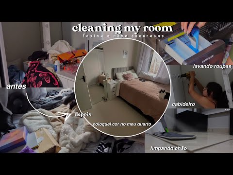 cleaning my room: faxina + nova decoração no quarto?