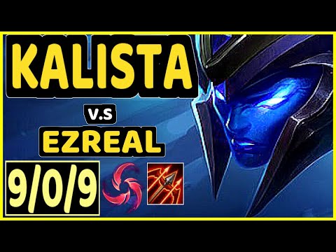 SHIGANARI (KALISTA) vs EZREAL - 9/0/9 KDA BOTTOM ADC CHALLENGER GAMEPLAY - EUW