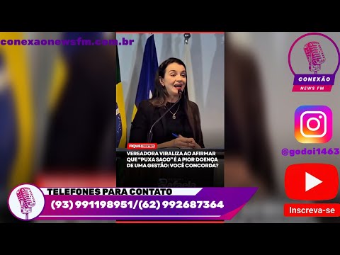 VEREADORA FALA SOBRE O QUANTO UM PUXA SACO ATRAPALHA UMA ADMINISTRAÇÃO