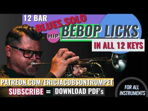Cool Bebop licks over Bb Blues