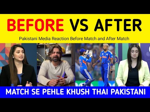 Pak Media Before and After Match Reaction on India vs Pakistan T20 WC 2026 | Pakistani Media on Loss
