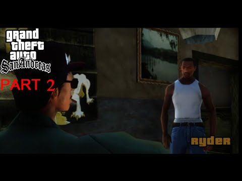 GTA San Andreas Gameplay Walkthrough Part 2 -Grand Theft Auto San  PC 4K 60FPS أول رحلة بالسيارة