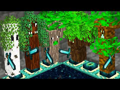 Minecraft but Trees Beat the game for you