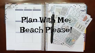 Plan With Me: Beach Please (Sweet Fox Paperie)