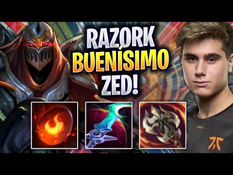 RAZORK ES BUENÍSIMO CON ZED JUNGLA! - Razork Juega Zed Jungle vs Hecarim! | Preseason 2023