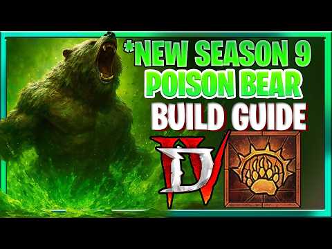 Diablo 4 Season 9 Pulverize Druid Build Guide *New With MEGA BUFFED Poison Pool 🐻☠️