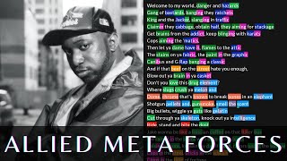 Kool G Rap - Allied-Meta Forces | Lyrics, Rhymes Highlighted