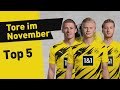 Haaland, Reus & more! | Top 5 - Goals in November