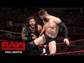 FULL MATCH Roman Reigns Vs Finn Bálor Raw July 25 2016