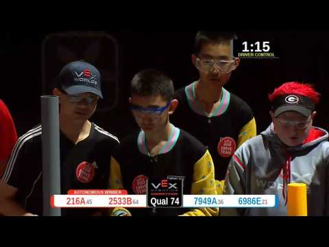 2015 VRC-MS Spir Q74 -  (216A 7949A) 51-Spirit Div-VRC Middle School-VEX Worlds 2015