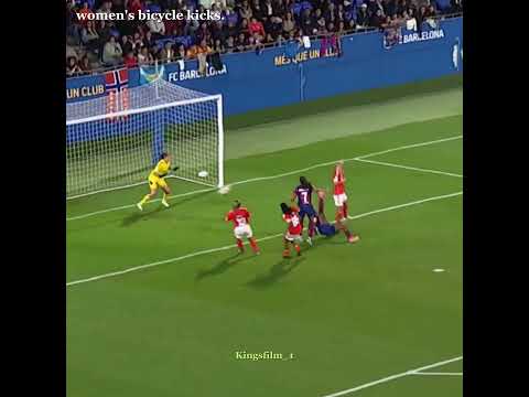 women bicycle kicks vs men ☠️🔥 #football #bestgoals