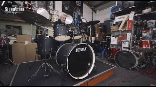 Video thumbnail for Tama Imperialstar 22'' 5pc Drum Kit + HW Pack, Blacked Out Black [New Colour for 2023] by Peter Lewis
