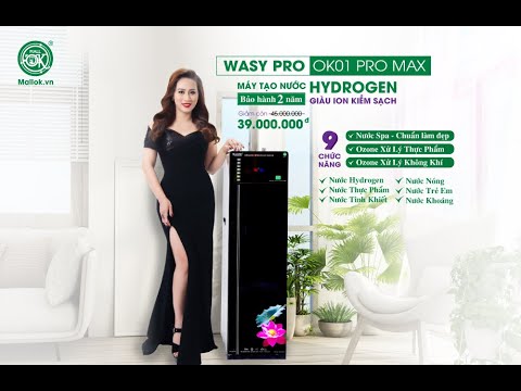 Giới thiệu máy tạo nước Hydrogen WASY PRO OK01 Pro Max