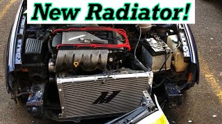 MK3 Jetta GLX Mishimoto Aluminum Radiator Install!
