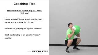 568. Medicine Ball Pause Squat Jump (:05sec)