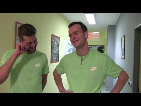 Robin Staněk a Jan Šátral po vítězství ve čtvrtfinále čtyřhry na Neridé Indoor Open 2019