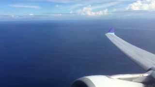 preview picture of video 'Décollage Tahiti Faa'a Aircalin A330-200'