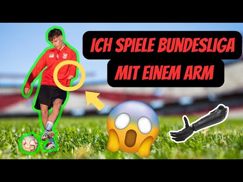 Mein Leben als U19-Bundesligaspieler mit nur EINEM Arm! - Schäcki