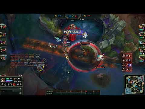 Corki Baron 1v5 Pentakill Ace