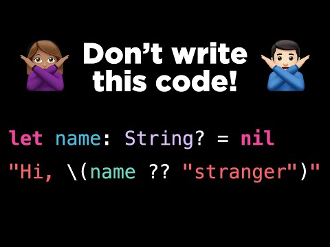 Using an Optional in a String interpolation thumbnail