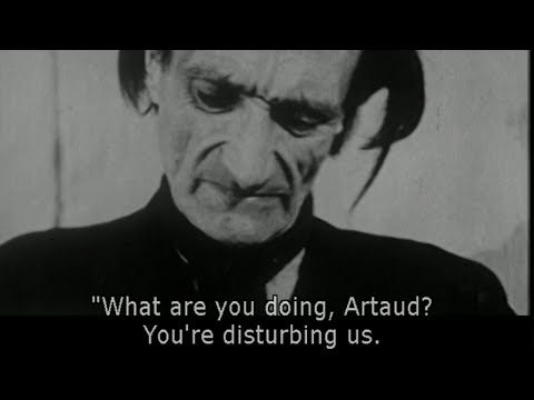 Vidéo de Antonin Artaud