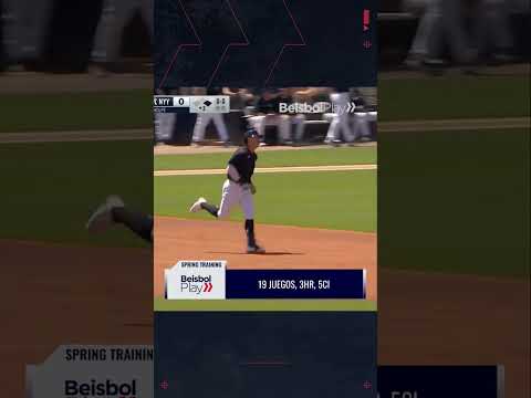 Volpe el novato de Yankees. Video: MLB #shorts #mlb #yankees #volpe