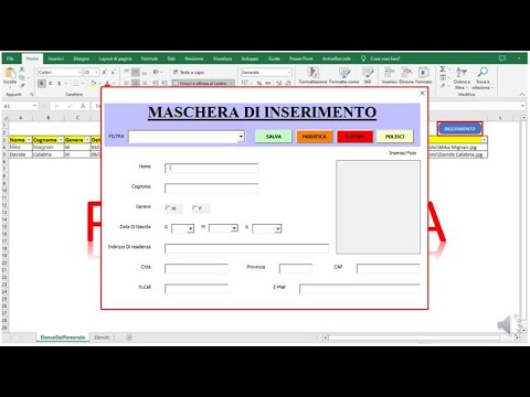 Excel - Form Di Inserimento Codice VB Parte Prima