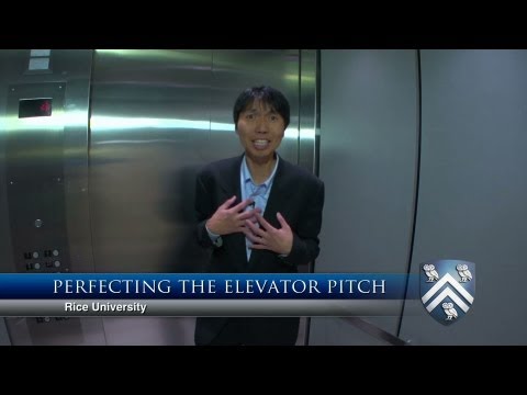 The Perfect Elevator Pitch