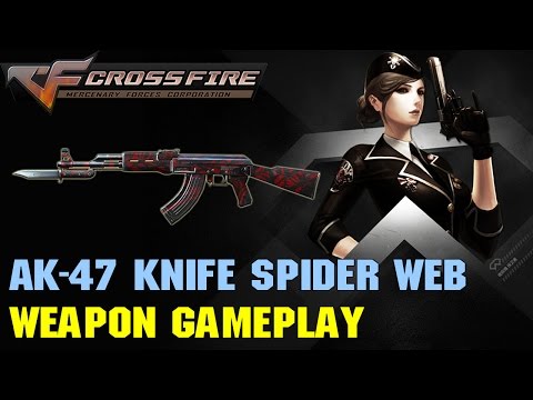 CrossFire VN - AK-47 Knife Red Spider Web