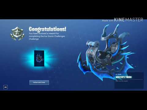 Fortnite New Winter's Thorn glider!