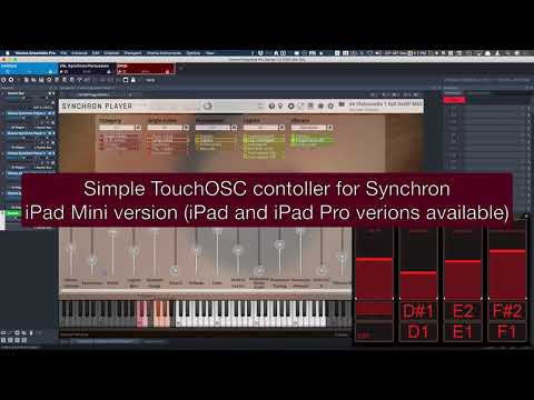 VSL Synchron with TouchOSC