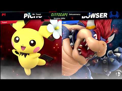 Cityscape #1 - Mr. Toast (Pichu) vs Deluxemenu (Bowser)