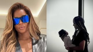 Ciara shows off looks from first post partum outing + pic of how much Amora has grown in a month